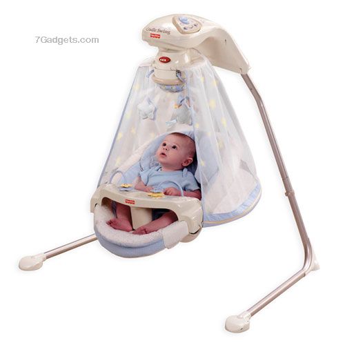 Fisher-Price Starlight Papasan Cradle Swing