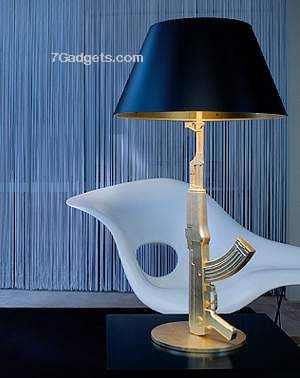 Table gun lamp