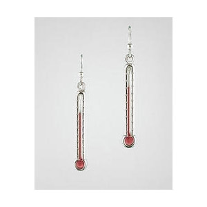 Jewelry with real thermometers