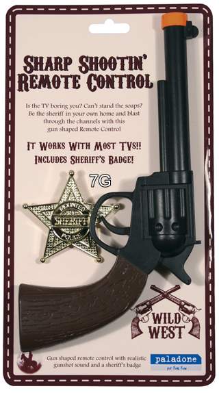 Gun shaped remote control