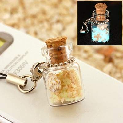 Luminous Star Sand Cell Phone Straps