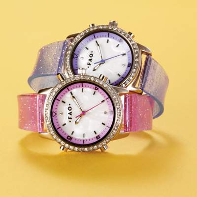 Girls Talking Watches