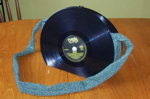 Recycled Album RECORD PURSE Bag handbag