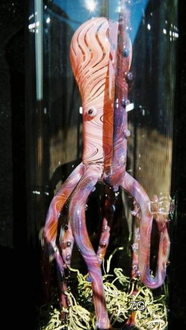 Octopus oil lamp