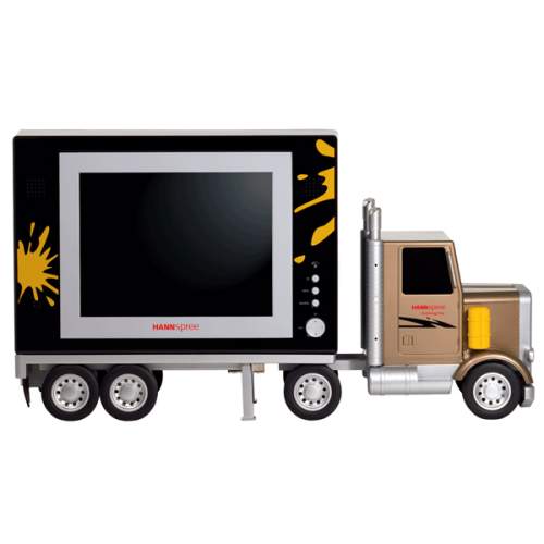 Semitruck LCD Television