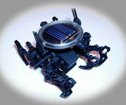 Spider is a solar robot