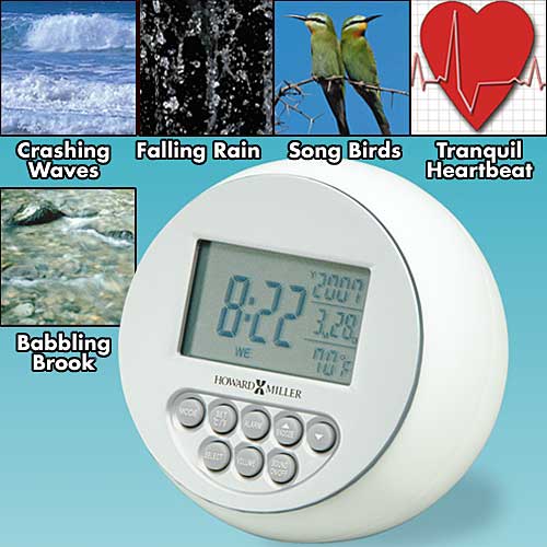 SOOTHING SOUNDS CLOCK</p> <p>