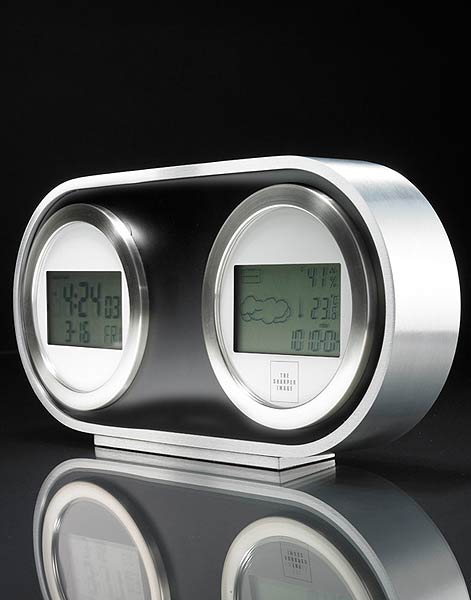 Hadrons Atomic Clock and Weather Station<br />