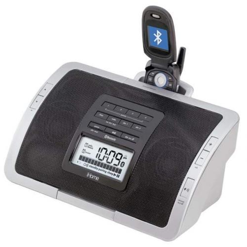 Clock Radio Speaker System for Cell Phones