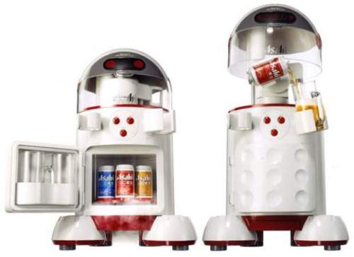 Beer-pouring robot 
