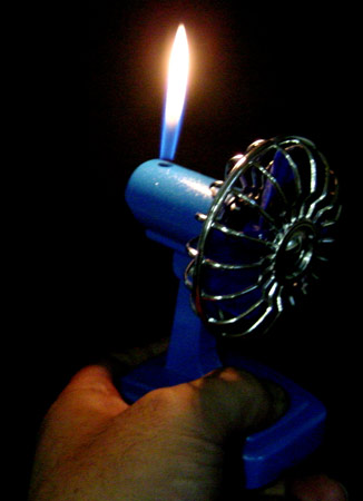 Electric fan lighter