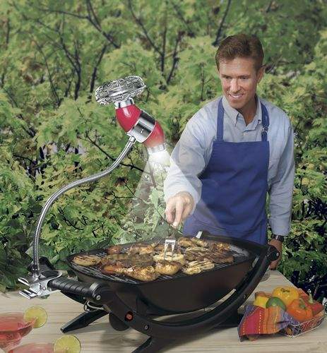 Barbecue Fan/ Light