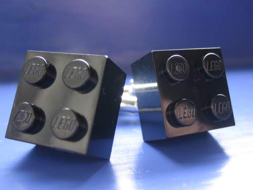 Black Brick Cufflinks