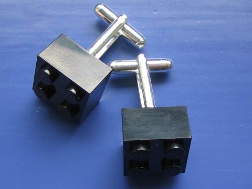 Black Brick Cufflinks
