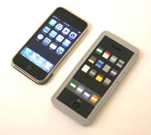 iPhone make from Lego