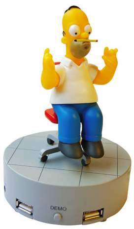 Homer Simpson Multi USB Port
