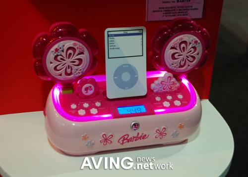 iPod docking system for barbie