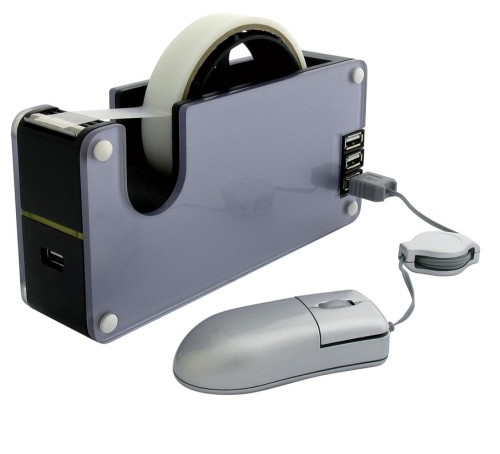 USB Hub with Tape Dispenser