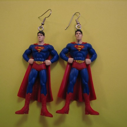 Superman Earrings