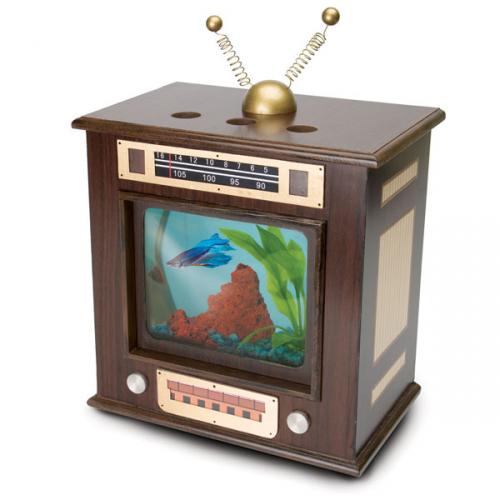 Old Fashioned Radio Aquarium
