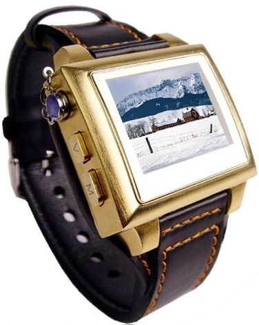 Gold MP4 Watch