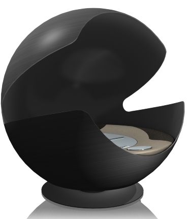 Globe fireplace