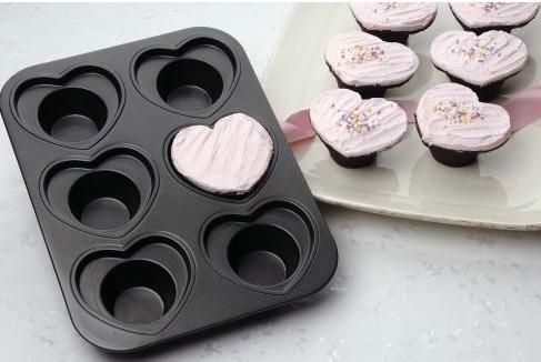 Cup Heart Cupcake Pan