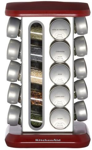 KitchenAid 20-jar red spice rack