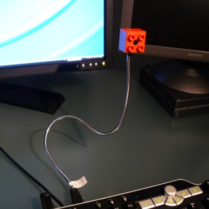 WEBCAM LEGO 2x2 Duplo Brick with gooseneck cabel and large software