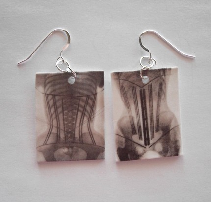 XRAY with CORSET,,,,,,, EARRINGS