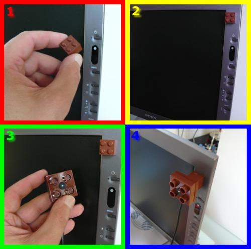 Mini WEBCAM in a LEGO DUPLO PLATE