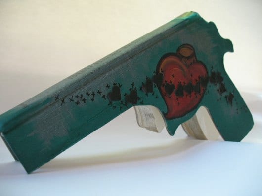 Bleeding Heart Book Gun