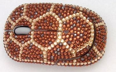 Crystal Studded Computer Mouse