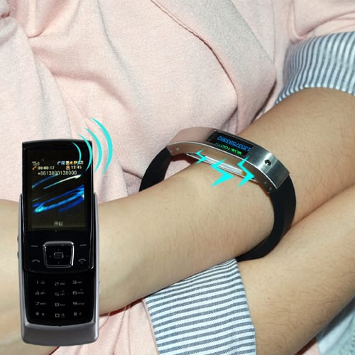 Bluetooth Bracelet with Vibration and LCD Display Bluetooth Bracelet with Vibration and LCD Display
