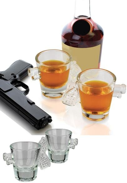 Gun Shot Glass