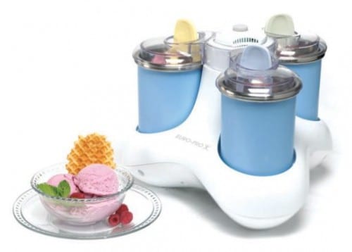 Triple Canister Ice Cream Maker