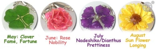 Real Bloomed Birthday Flower Cell Phone Strap