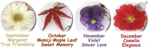Real Bloomed Birthday Flower Cell Phone Strap