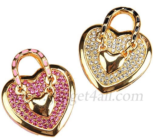 Heart Handbag Necklace USB Flash Drive 
