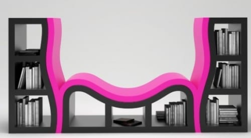 Console Bookshelf -