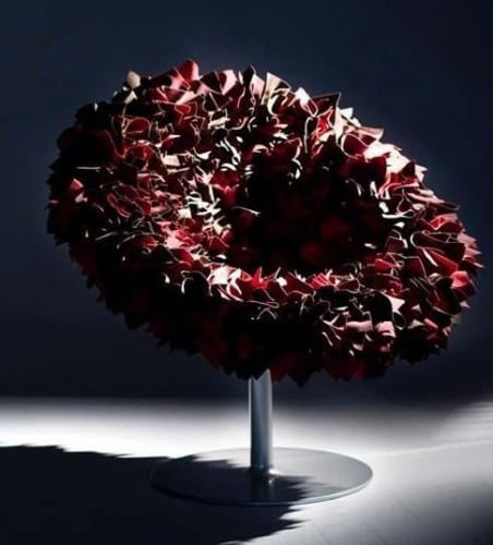 bouquet swivel armchair