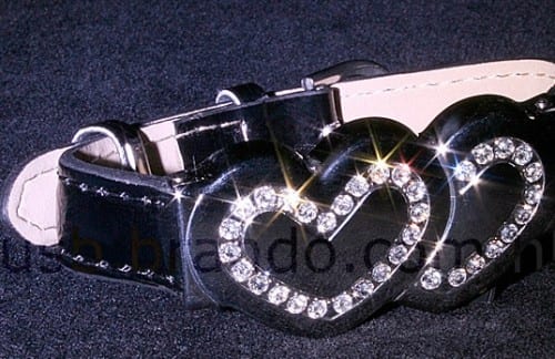 USB Jewel Heart-to-Heart Bracelet Flash Drive