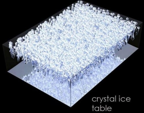 crystal ice furniture
