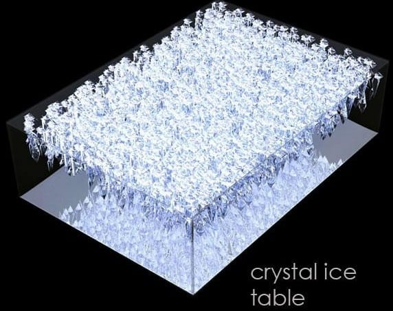 crystal ice furniture 