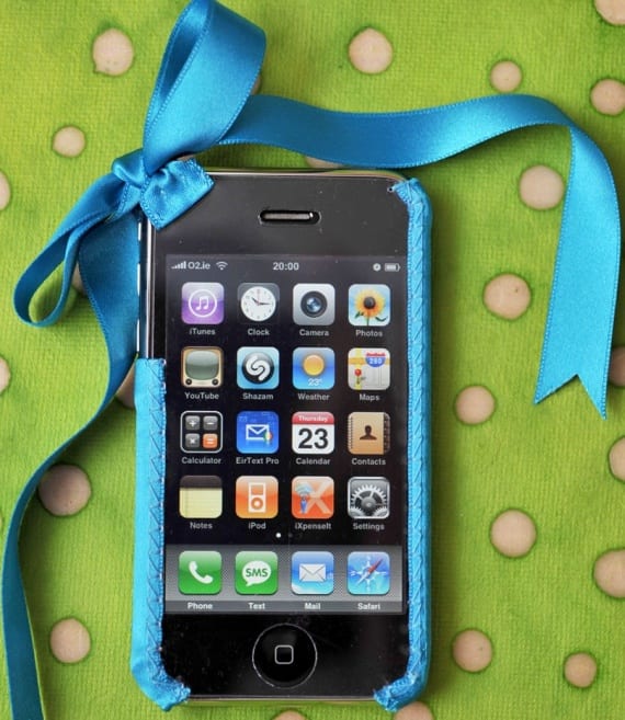 White Ribbon iPhone Cover