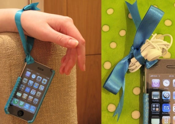 White Ribbon iPhone Cover