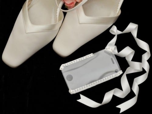 White Ribbon iPhone Cover
