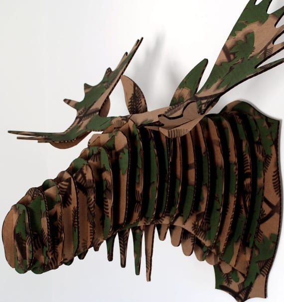 Large Moose Trophy- Camouflage