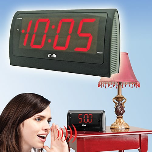 iTalk®  voice alarm clock