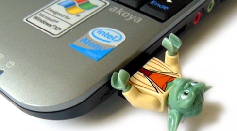 Memory Stick in a original Lego Figure 